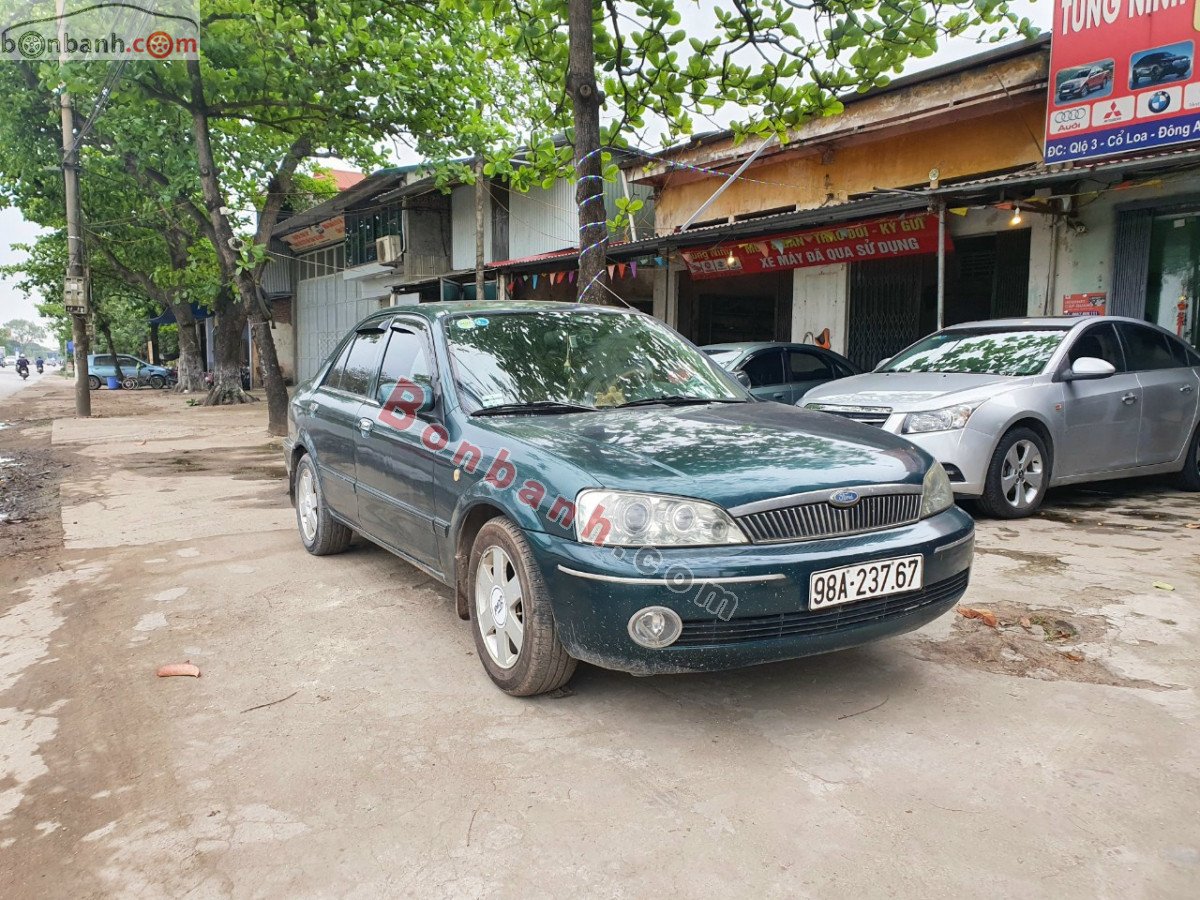 Ford Laser   Deluxe 2002 - Cần bán lại xe Ford Laser Deluxe đời 2002, màu xanh lam