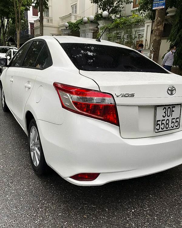 Toyota Vios   1.6 AT 2017 - Cần bán xe Toyota Vios 1.6 AT đời 2017, màu trắng còn mới