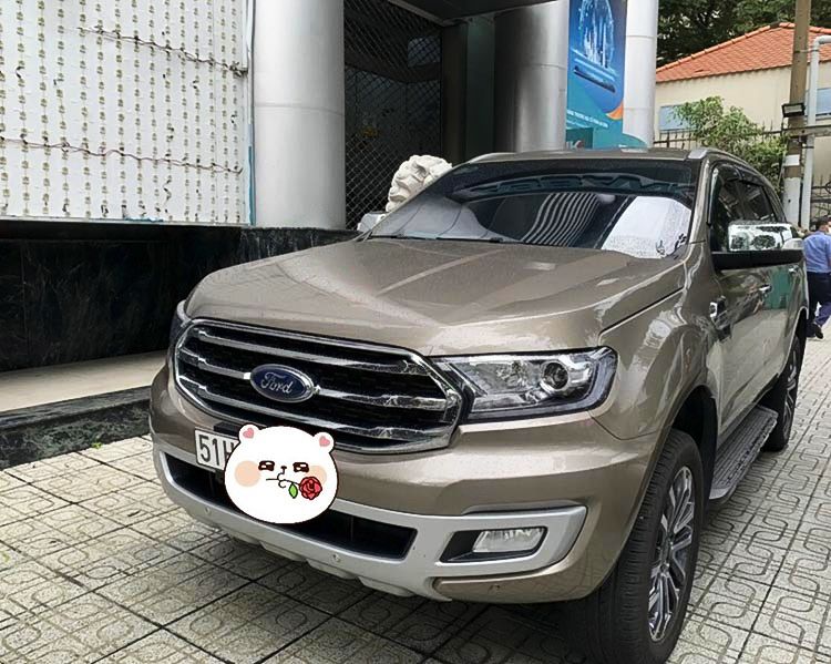 Ford Everest   Titanium  2019 - Cần bán gấp Ford Everest Titanium đời 2019, màu xám, nhập khẩu