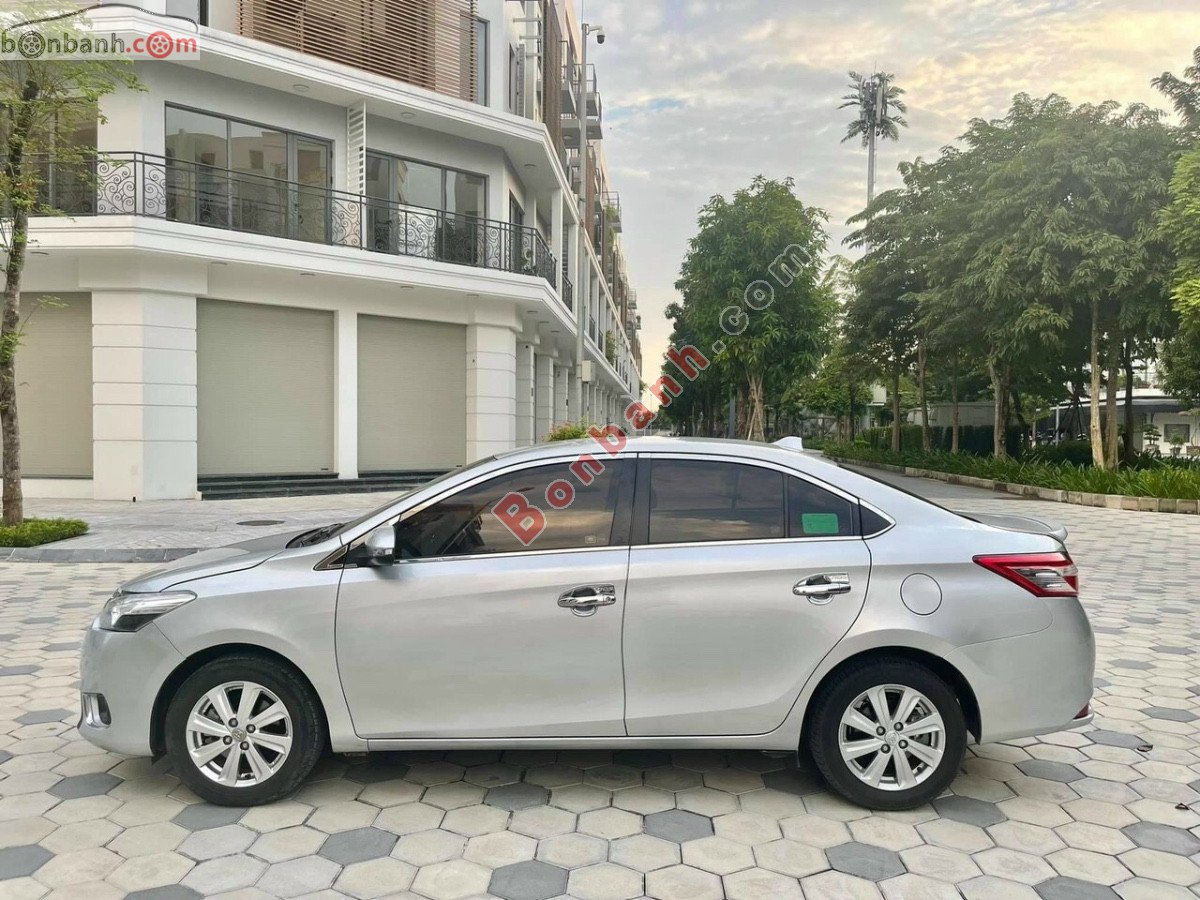 Toyota Vios   1.5G   2014 - Cần bán xe Toyota Vios 1.5G sản xuất năm 2014, màu bạc  