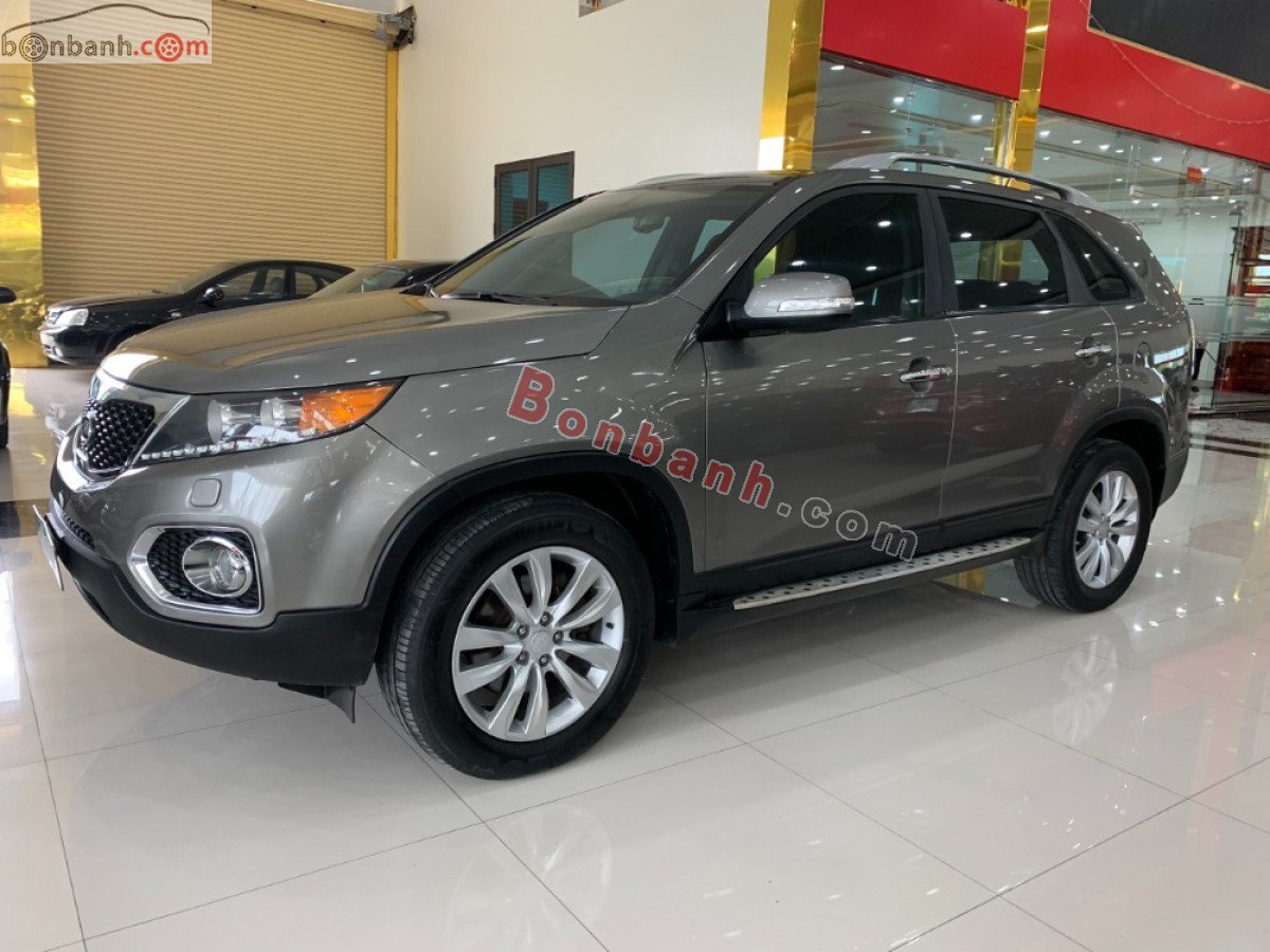 Kia Sorento   2.4AT  2013 - Bán xe Kia Sorento 2.4AT đời 2013, màu xám