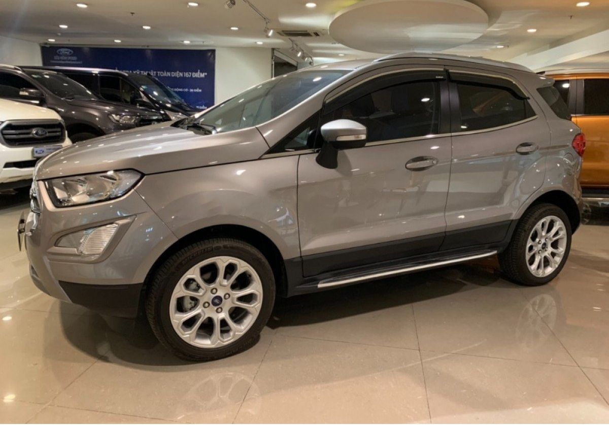 Ford EcoSport 2018 - Cần bán lại xe Ford EcoSport năm 2018, màu xám ít sử dụng