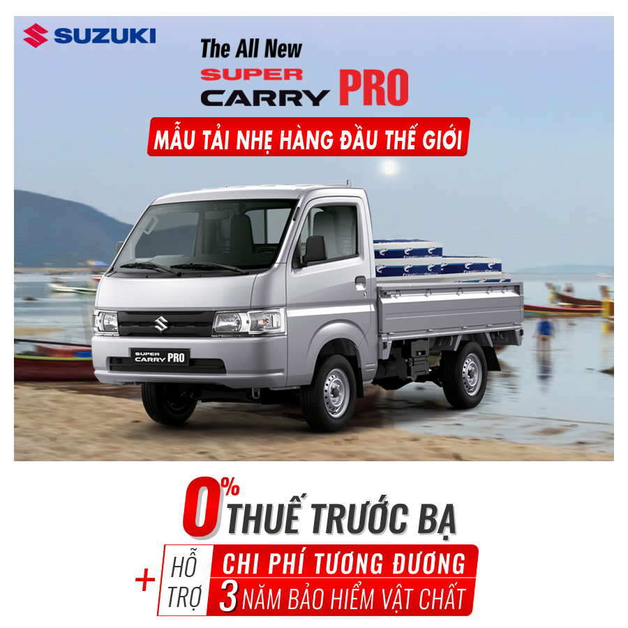 Suzuki Supper Carry Truck 2021 - Xe thương mại Suzuki siêu ưu đãi cuối năm