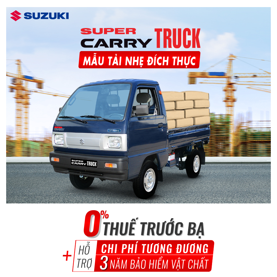 Suzuki Supper Carry Truck 2021 - Xe thương mại Suzuki siêu ưu đãi cuối năm