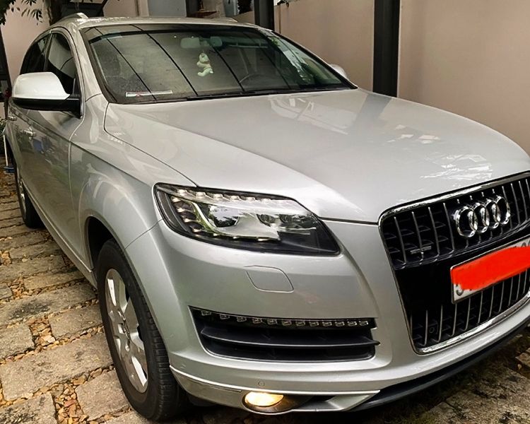 Audi Q7   3.0 AT 2013 - Cần bán Audi Q7 3.0 AT 2013, màu bạc, nhập khẩu