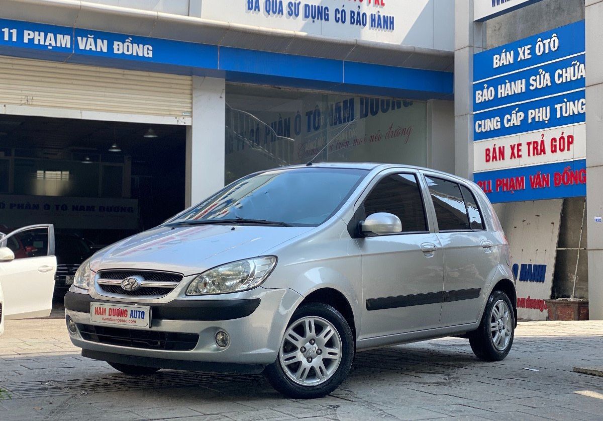 Hyundai Getz   1.4 AT  2008 - Bán ô tô Hyundai Getz 1.4 AT đời 2008, màu bạc, xe nhập