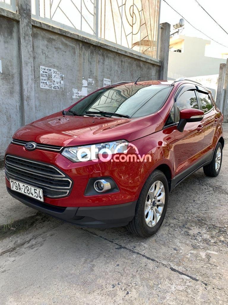 Ford EcoSport  Titanium  2015 - Cần bán gấp Ford EcoSport Titanium sản xuất năm 2015, màu đỏ