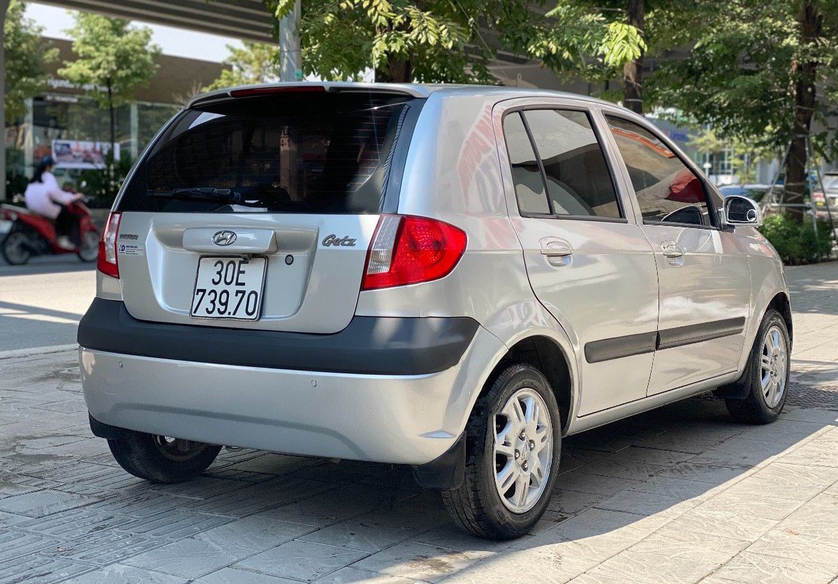 Hyundai Getz   1.4 AT  2008 - Bán ô tô Hyundai Getz 1.4 AT đời 2008, màu bạc, xe nhập