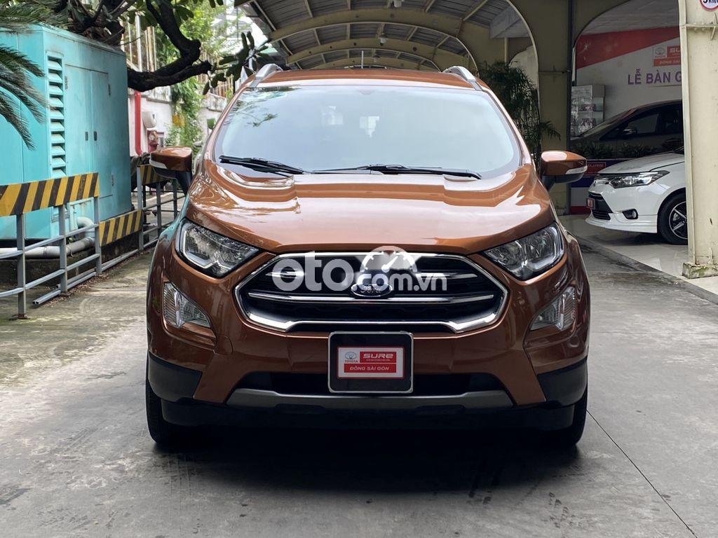 Ford EcoSport  1.5AT 2018 - Cần bán lại xe Ford EcoSport 1.5AT 2018, màu nâu