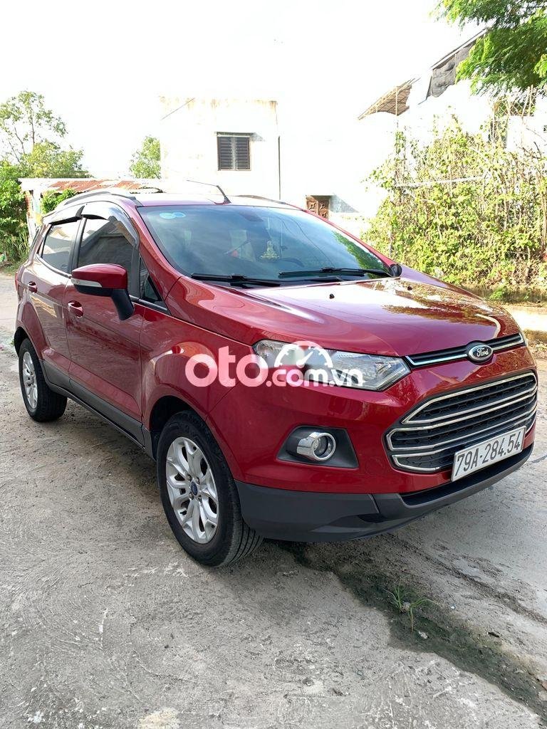 Ford EcoSport  Titanium  2015 - Cần bán gấp Ford EcoSport Titanium sản xuất năm 2015, màu đỏ