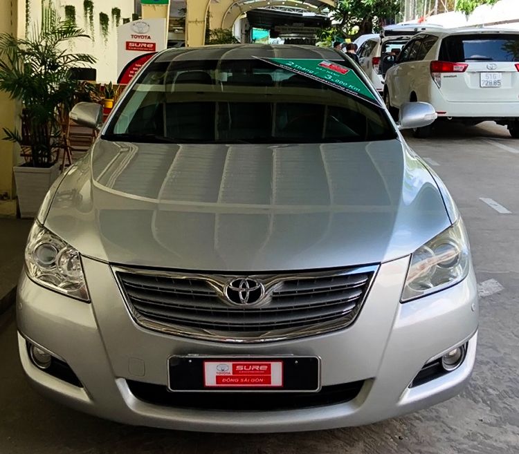 Toyota Camry   3.5Q  2008 - Cần bán lại xe Toyota Camry 3.5Q sản xuất năm 2008, màu bạc, giá chỉ 460 triệu