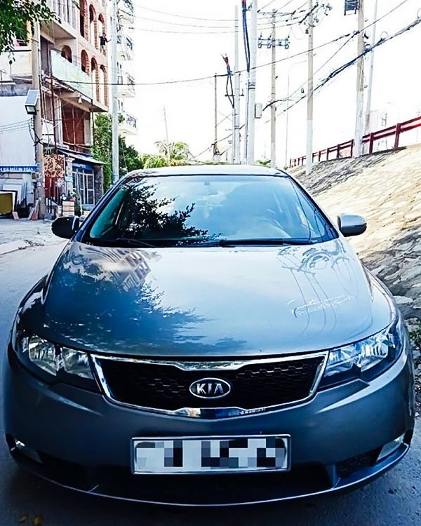 Kia Forte   EX 1.6 MT  2013 - Cần bán lại xe Kia Forte EX 1.6 MT đời 2013, màu xanh 