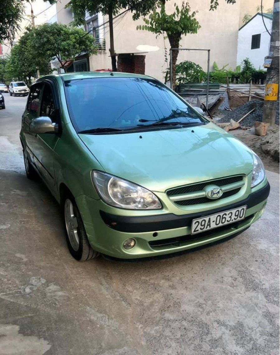 Hyundai Getz   1.6 AT  2008 - Cần bán xe Hyundai Getz 1.6 AT 2008, màu xanh, nhập khẩu, 175 triệu