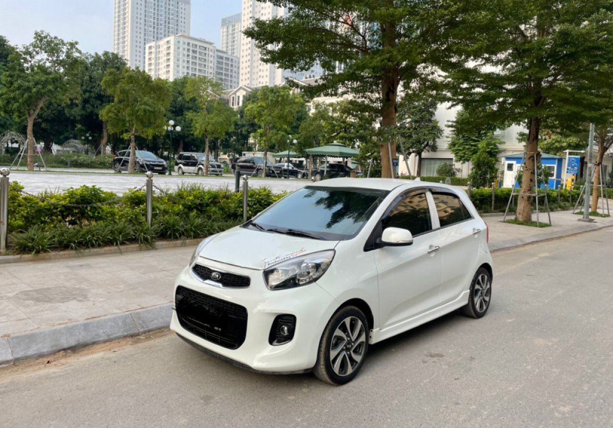 Kia Morning   1.25 S AT 2018 - Bán Kia Morning 1.25 S AT 2018, màu trắng, 345tr