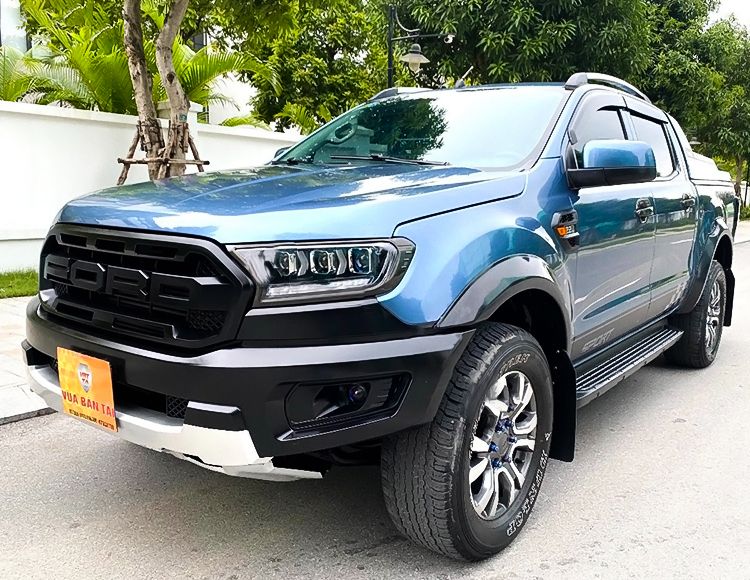 Ford Ranger   XLS AT  2015 - Bán xe Ford Ranger XLS AT 2015, màu xanh lam, xe nhập, 525tr