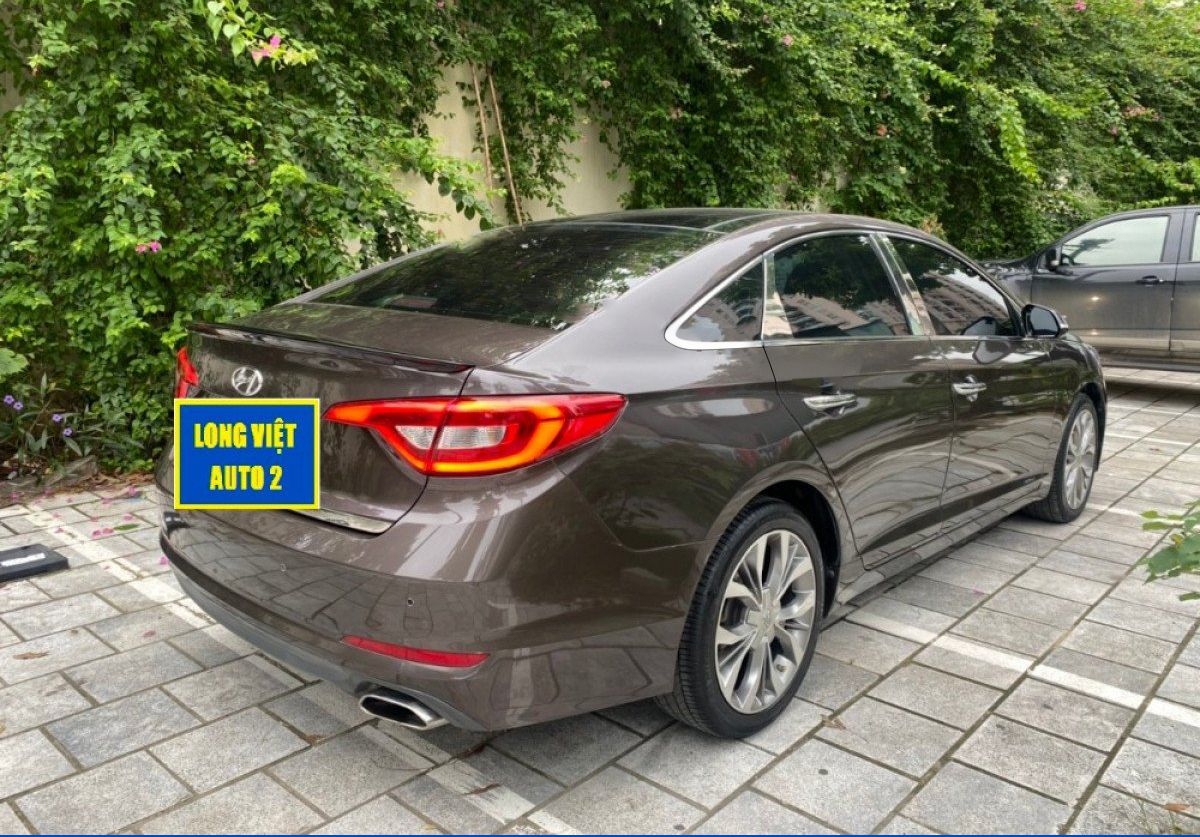 Hyundai Sonata   2.0 AT 2015 - Cần bán xe Hyundai Sonata 2.0 AT đời 2015, màu nâu, nhập khẩu nguyên chiếc, giá tốt