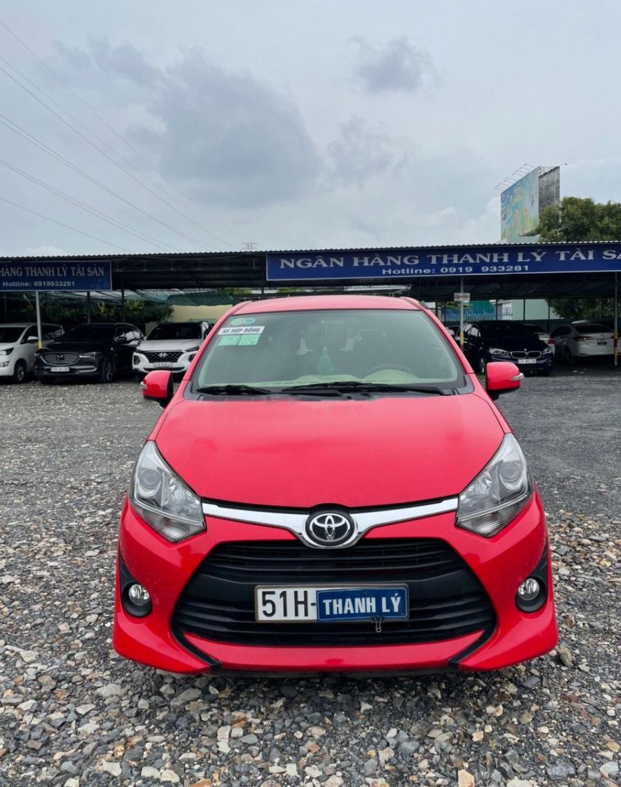 Toyota Wigo   1.2 AT 2019 - Bán Toyota Wigo 1.2 AT sản xuất 2019, màu đỏ còn mới