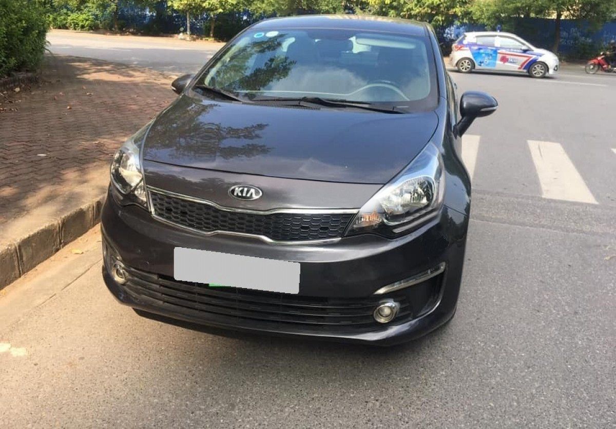 Kia Rio   1.4 AT   2015 - Bán xe Kia Rio 1.4 AT năm sản xuất 2015, màu xám, nhập khẩu  