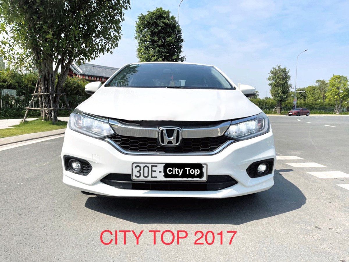 Honda City   1.5TOP 2017 - Cần bán gấp Honda City 1.5TOP năm 2017, màu trắng
