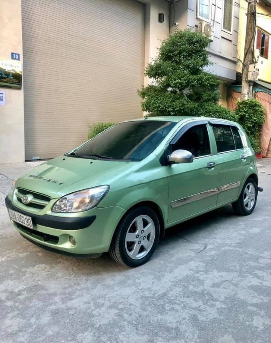 Hyundai Getz   1.6 AT  2008 - Cần bán xe Hyundai Getz 1.6 AT 2008, màu xanh, nhập khẩu, 175 triệu