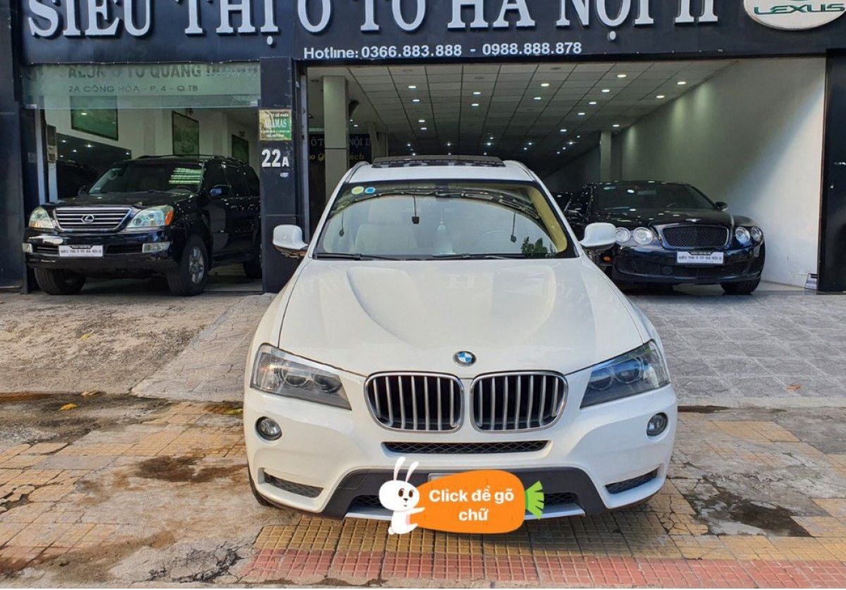 BMW X3 2011 - Xe BMW X3 đời 2011, màu trắng, nhập khẩu nguyên chiếc còn mới