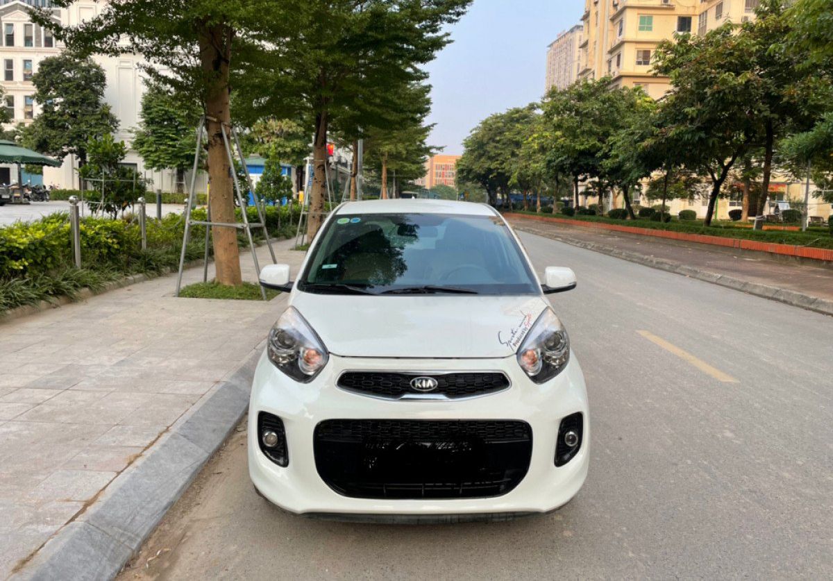 Kia Morning   1.25 S AT 2018 - Bán Kia Morning 1.25 S AT 2018, màu trắng, 345tr