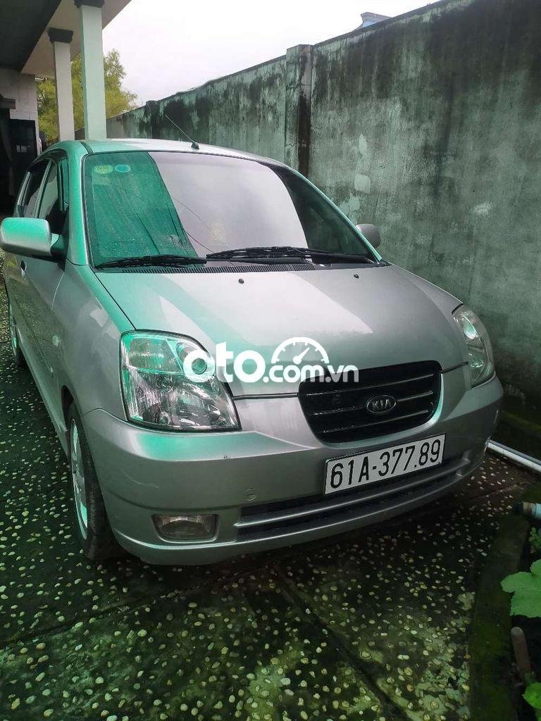 Kia Morning 2007 - Cần bán lại xe Kia Morning đời 2007, màu bạc, xe nhập, 180tr