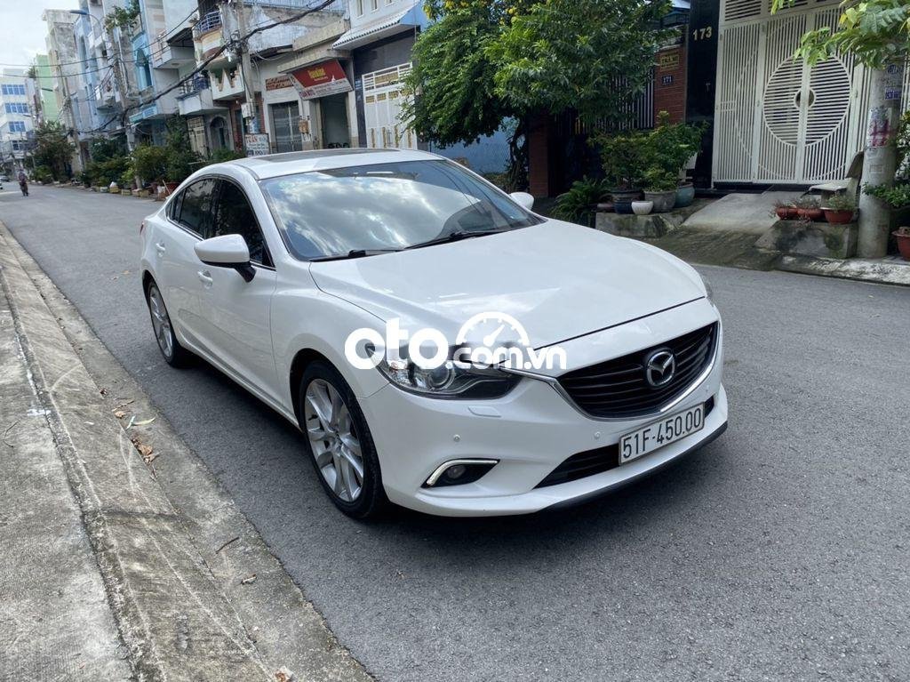 Mazda 6 2016 - Cần bán Mazda 6 năm sản xuất 2016, màu trắng, giá chỉ 605 triệu