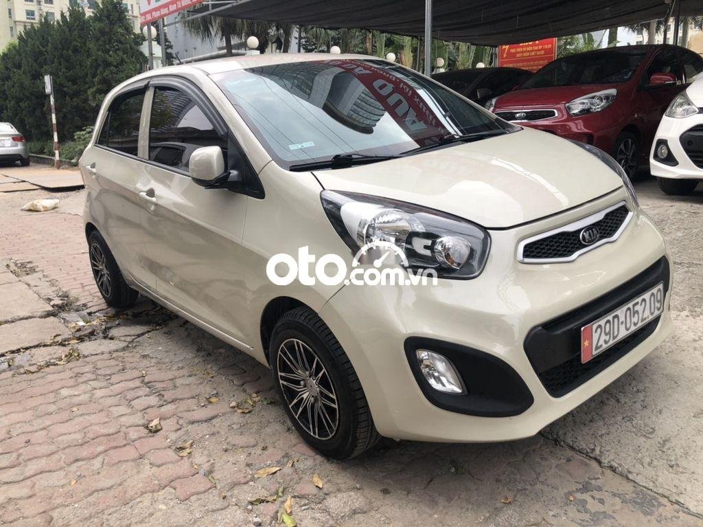 Kia Morning 2014 - Cần bán Kia Morning đời 2014, màu kem (be)  