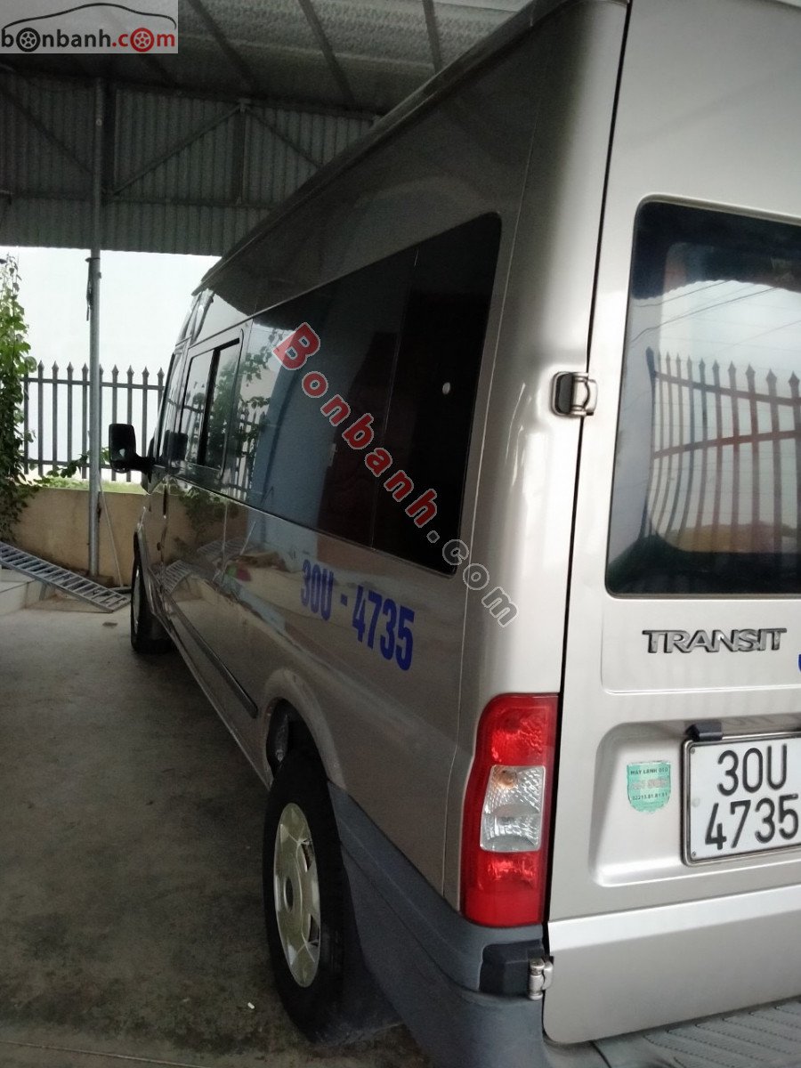 Ford Transit 2009 - Bán Ford Transit sản xuất năm 2009, màu bạc giá cạnh tranh