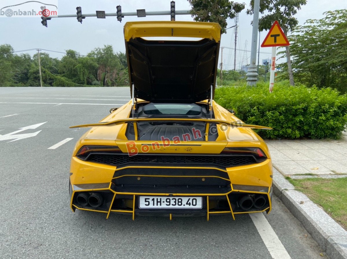 Lamborghini Huracan 2014 - Bán Lamborghini Huracan sản xuất năm 2014, màu vàng, nhập khẩu nguyên chiếc