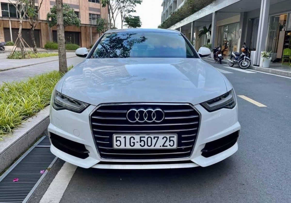 Audi A6    2017 - Xe Audi A6 đời 2017, màu trắng, nhập khẩu nguyên chiếc  