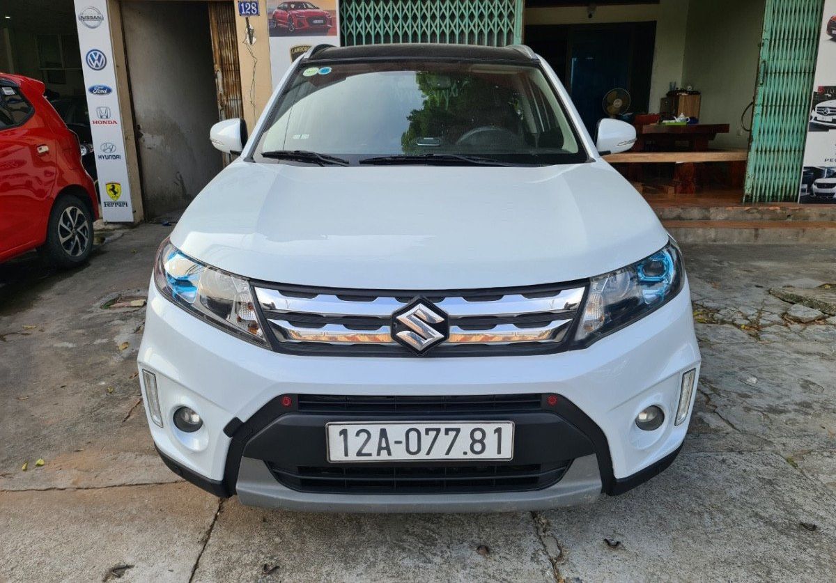 Suzuki Vitara   1.6 AT  2016 - Bán Suzuki Vitara 1.6 AT sản xuất 2016, màu trắng, nhập khẩu nguyên chiếc