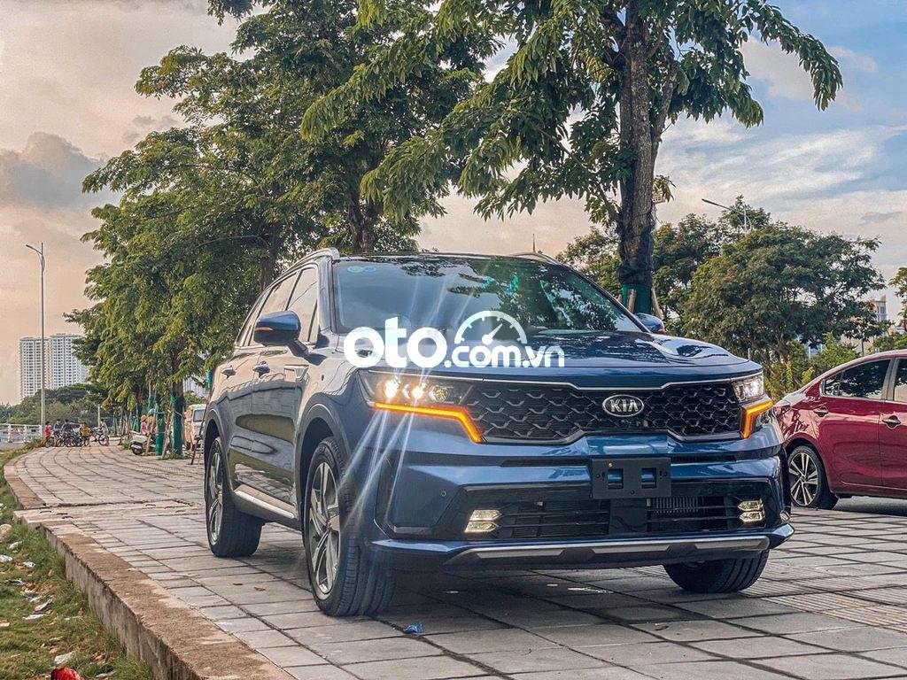 Kia Sorento 2021 - Bán xe Kia Sorento đời 2021, màu xanh lam, giá tốt