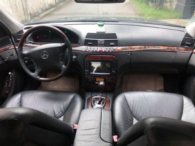 Mercedes-Benz S500 2001 - Bán Mercedes S500 sản xuất 2001, màu đen, nhập khẩu nguyên chiếc, 275tr