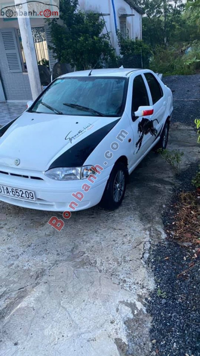 Fiat Siena   ELX 1.3  2003 - Bán ô tô Fiat Siena ELX 1.3 năm 2003, màu trắng còn mới, 54 triệu