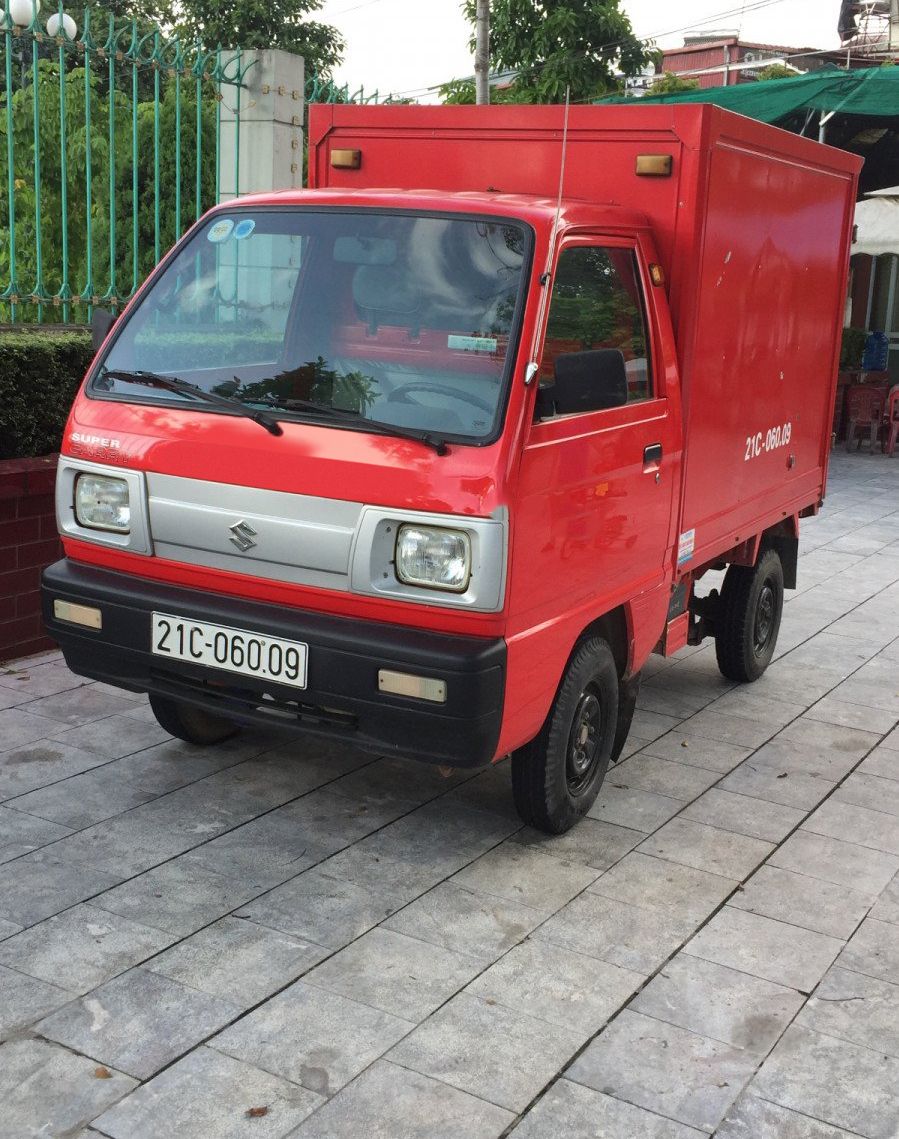 Suzuki Super Carry Truck   1.0 MT  2014 - Cần bán gấp Suzuki Super Carry Truck 1.0 MT sản xuất 2014, màu đỏ