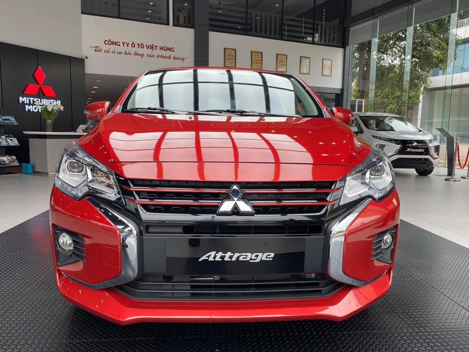 Mitsubishi Attrage 2021 - Mitsubishi Thái Bình bán Attrage 2021 tặng 50% thuế trước bạ + phụ kiện chính hãng + tặng BHVC 1 năm