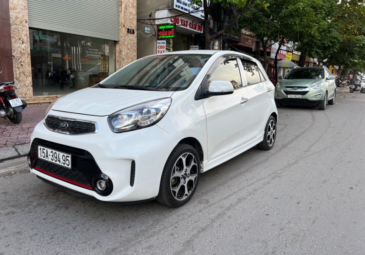 Kia Morning   Si   2015 - Bán Kia Morning Si đời 2015, màu trắng 