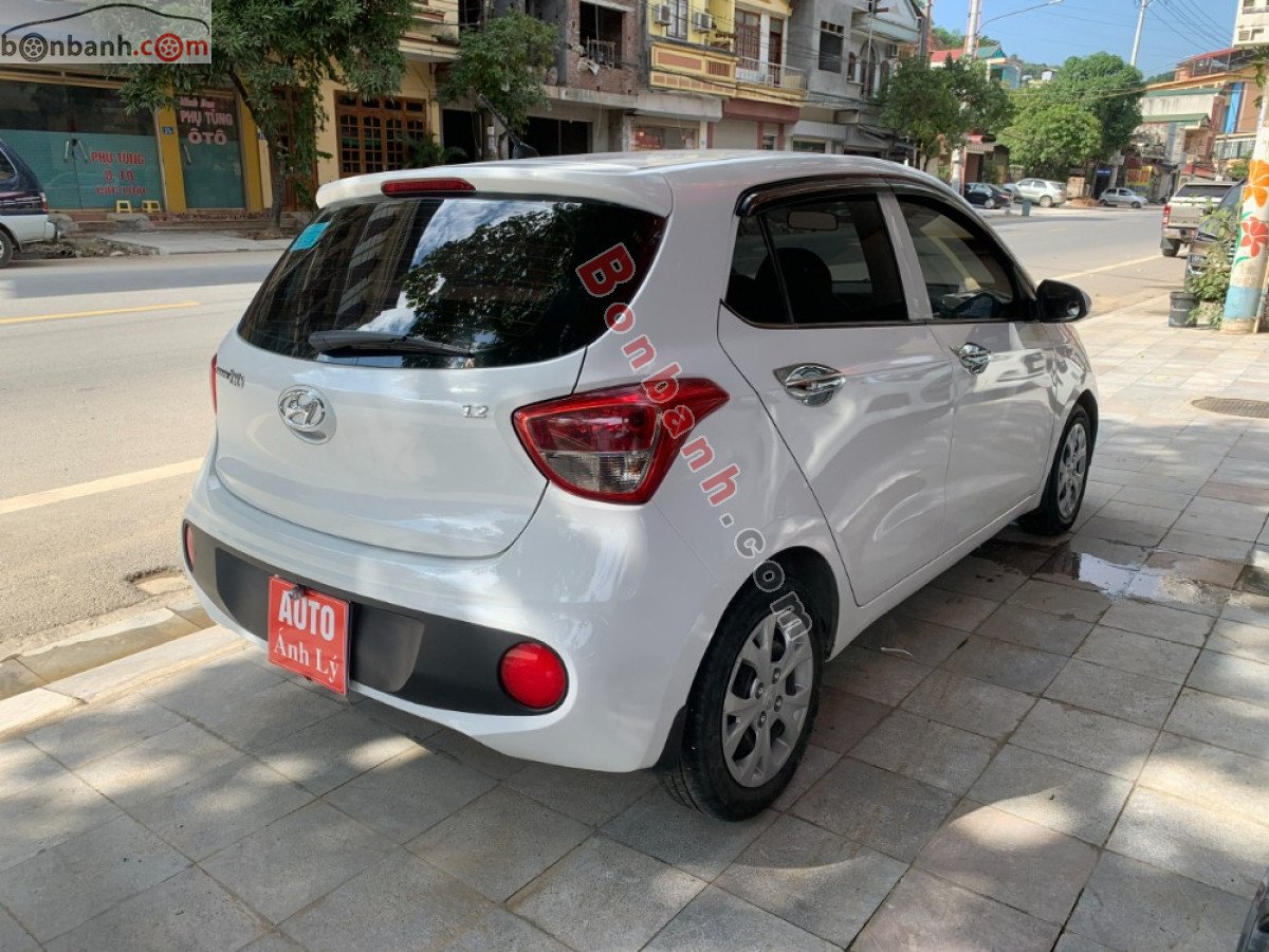 Hyundai Grand i10   1.2 MT  2019 - Cần bán lại xe Hyundai i10 1.2 MT 2019, màu trắng