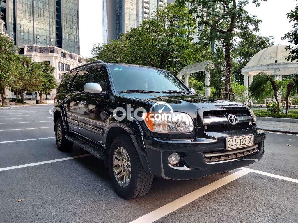 Toyota Sequoia 4.7 AT 2004 - Cần bán Toyota Sequoia 4.7 AT sản xuất năm 2004, màu đen, nhập khẩu nguyên chiếc