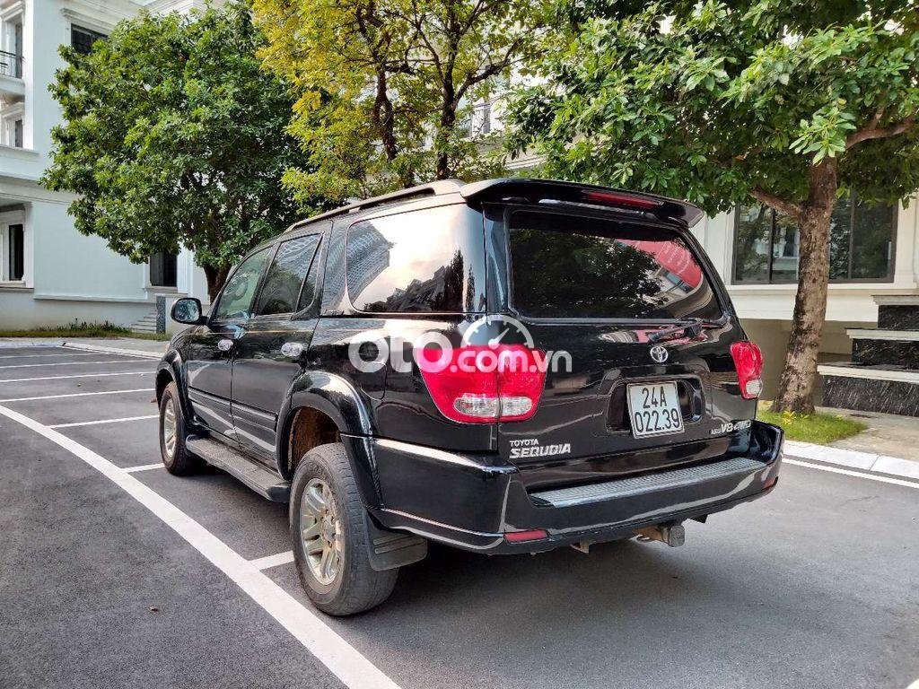 Toyota Sequoia 4.7 AT 2004 - Cần bán Toyota Sequoia 4.7 AT sản xuất năm 2004, màu đen, nhập khẩu nguyên chiếc