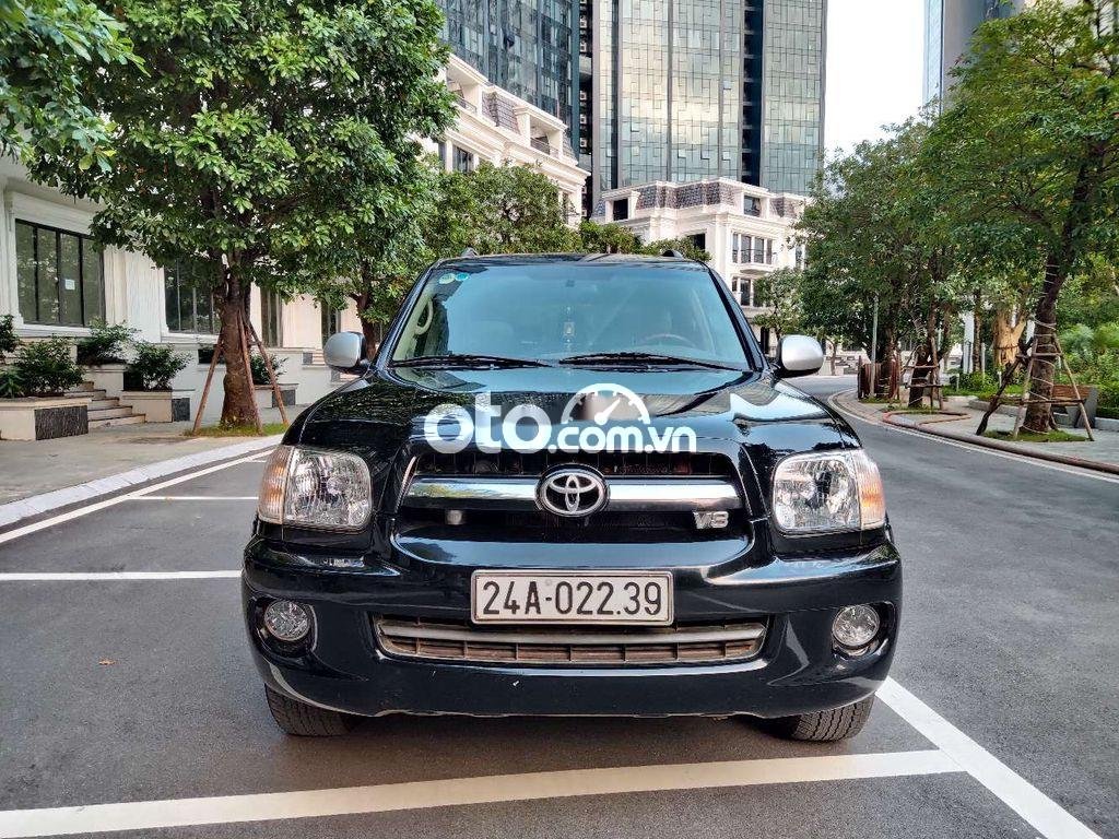 Toyota Sequoia 4.7 AT 2004 - Cần bán Toyota Sequoia 4.7 AT sản xuất năm 2004, màu đen, nhập khẩu nguyên chiếc