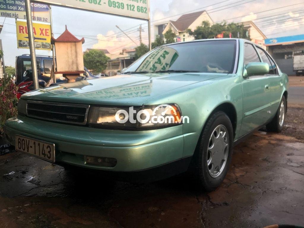 Nissan Maxima 1992 - Xe Nissan Maxima năm 1992, màu xanh lam, giá chỉ 76 triệu