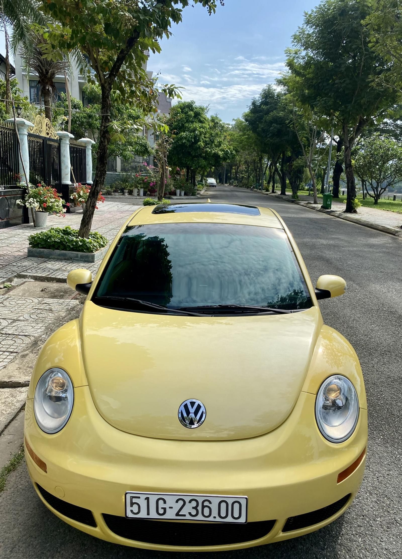 Volkswagen Beetle 2007 - Bán Volkswagen Beetle bản full máy 2.5 năm 2007 nội thất đen zin nguyên bản