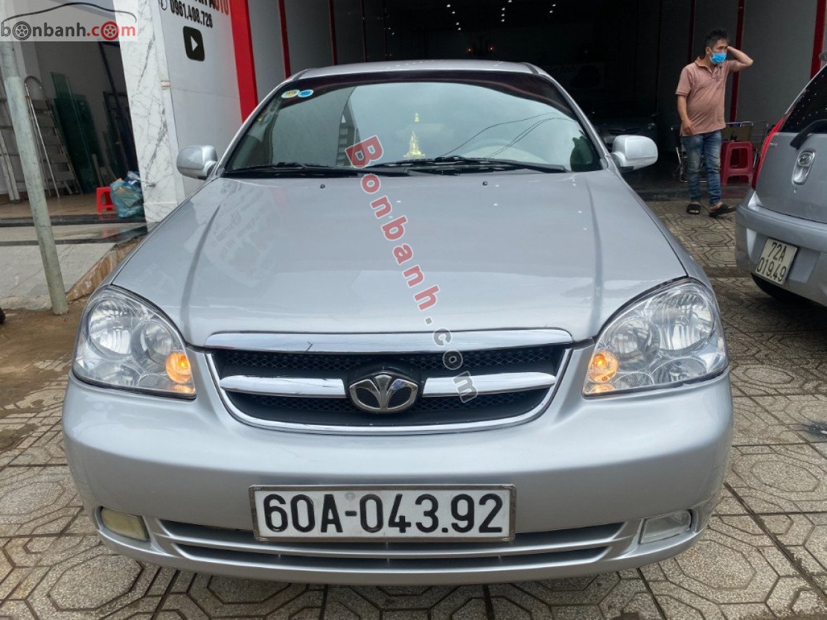 Daewoo Lacetti 2008 - Xe Daewoo Lacetti năm 2008, màu bạc, 155tr