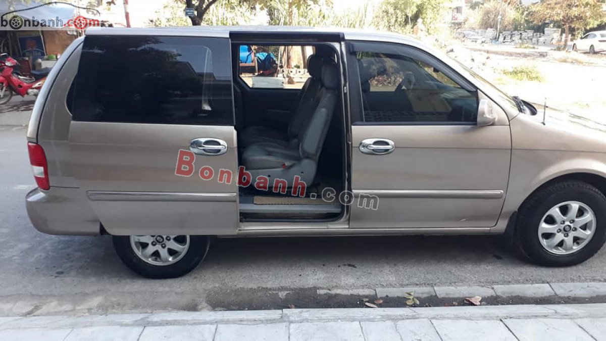 Kia Carnival   GS 2.5 AT  2008 - Bán xe Kia Carnival GS 2.5 AT đời 2008, màu xám