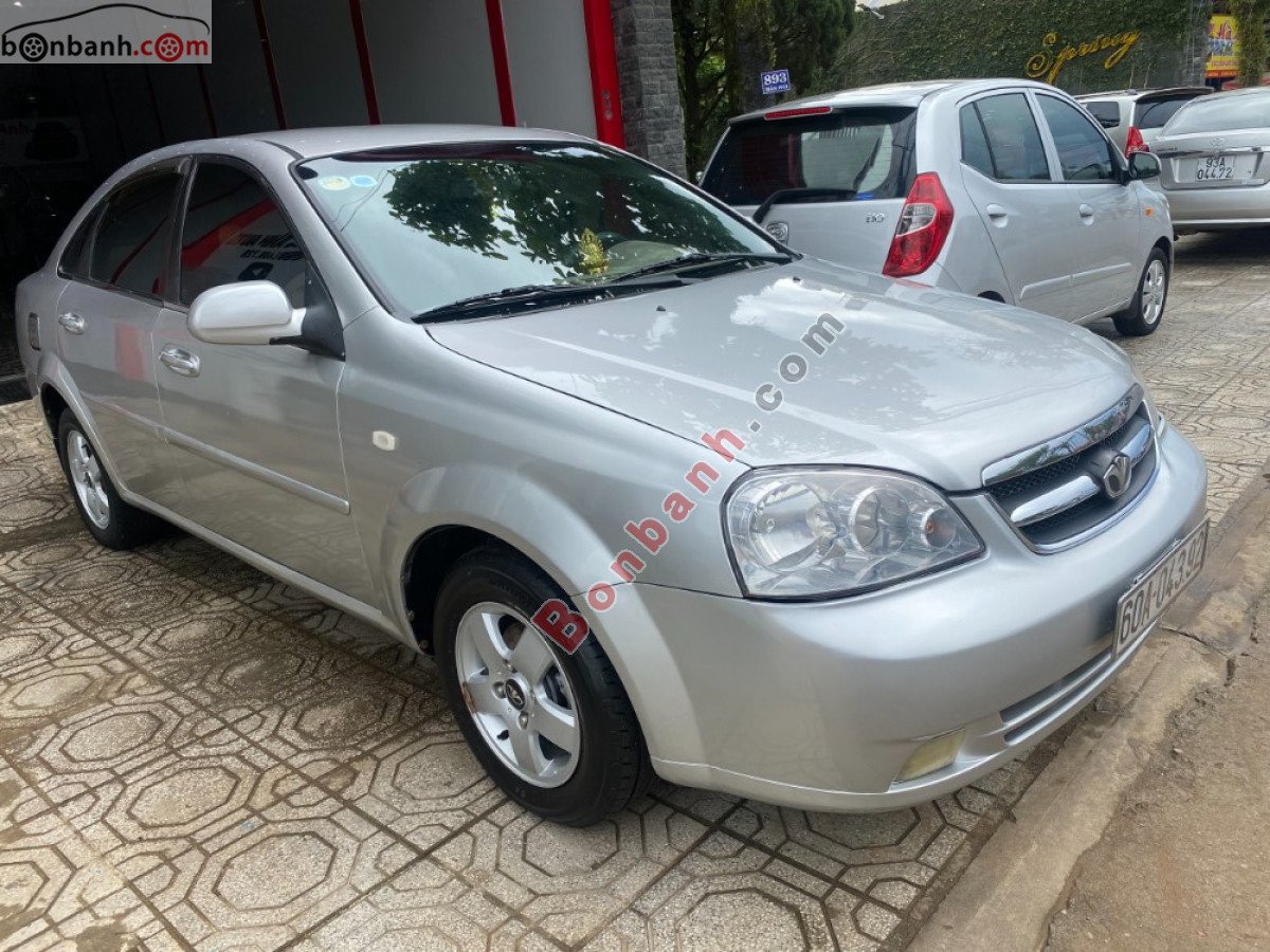 Daewoo Lacetti 2008 - Xe Daewoo Lacetti năm 2008, màu bạc, 155tr