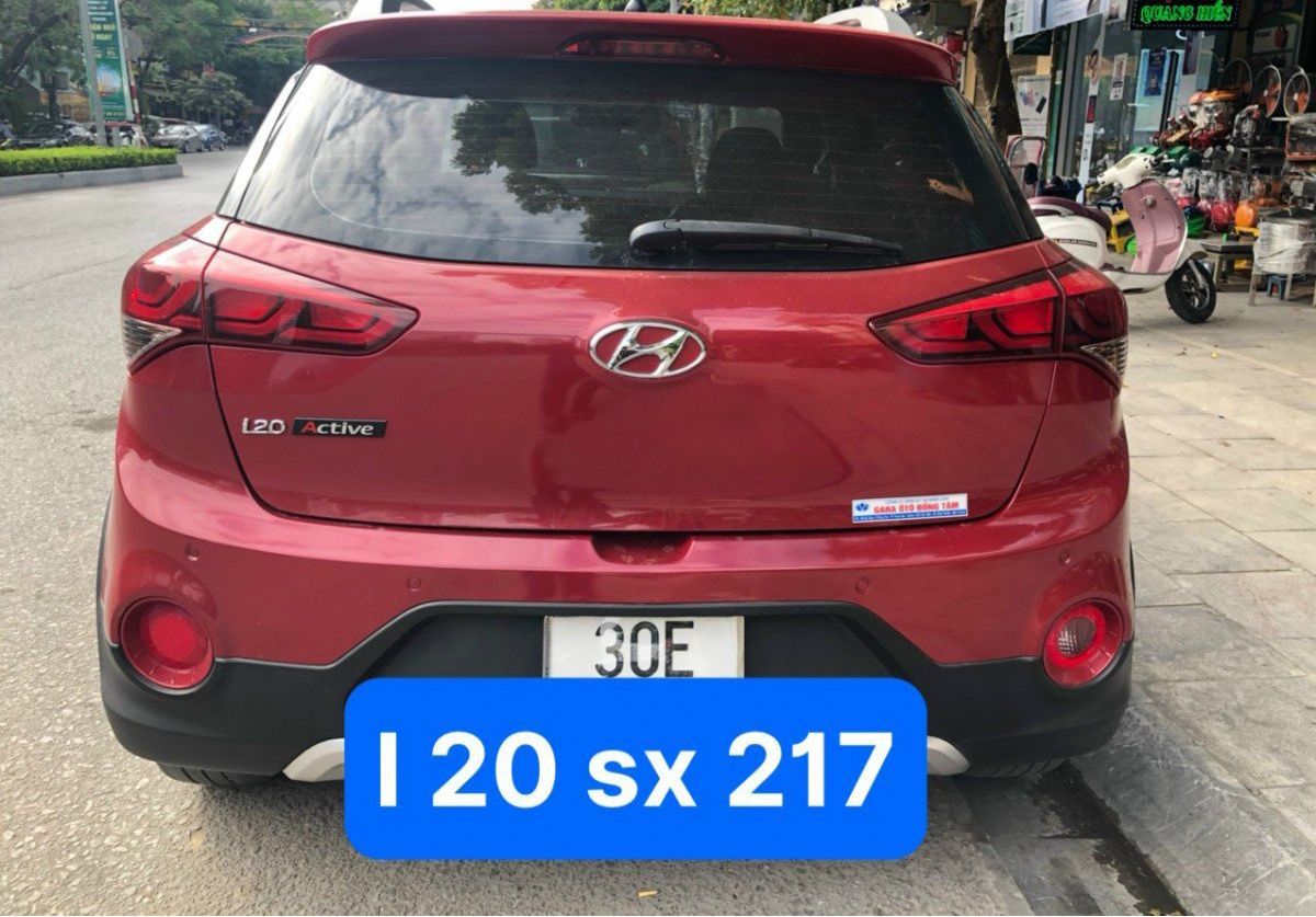 Hyundai i20 Active 1.4 AT  2017 - Bán Hyundai i20 Active 1.4 AT đời 2017, màu đỏ, xe nhập, giá tốt