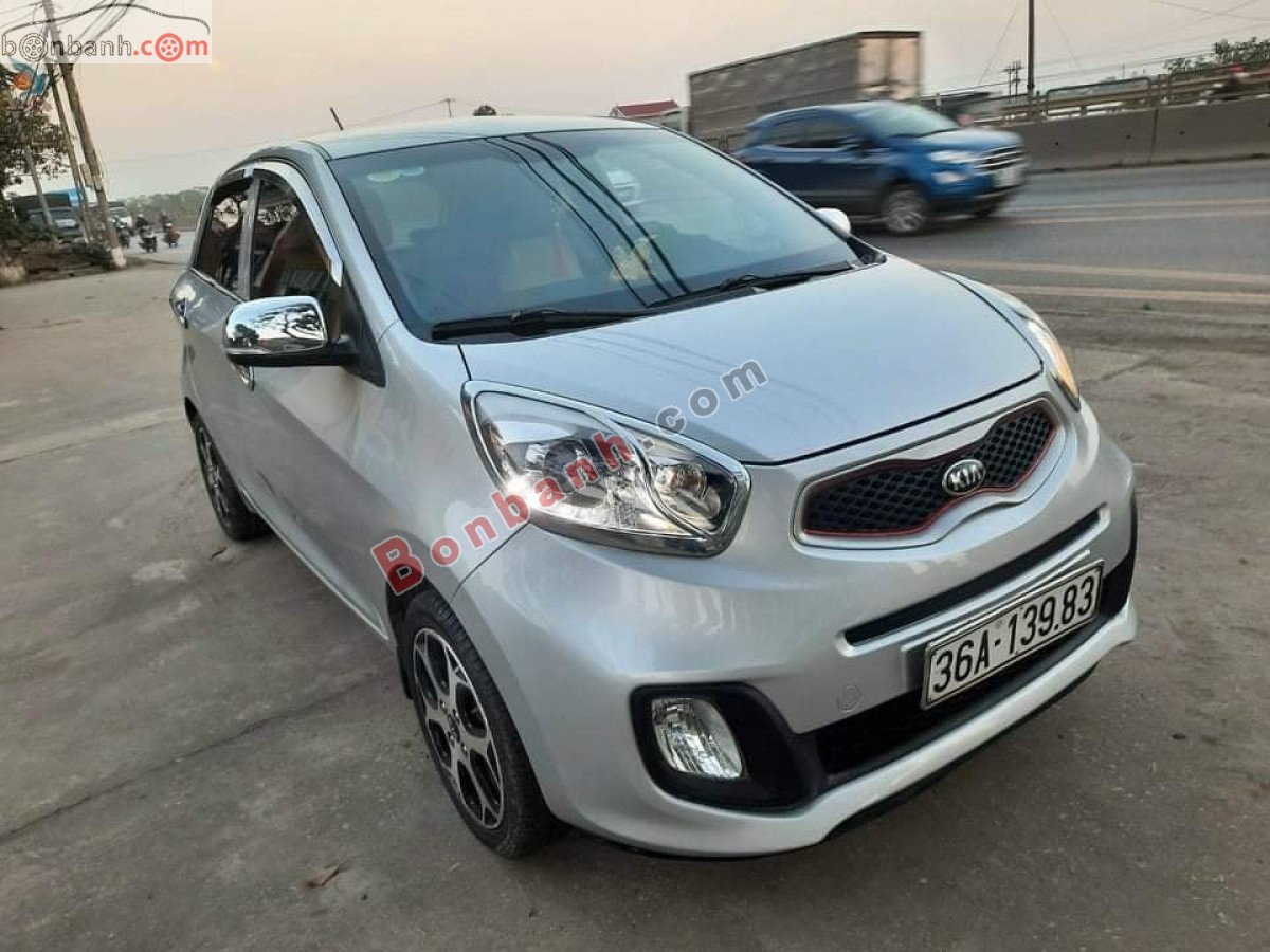 Kia Morning 2015 - Cần bán xe Kia Morning đời 2015, màu bạc, giá 220tr